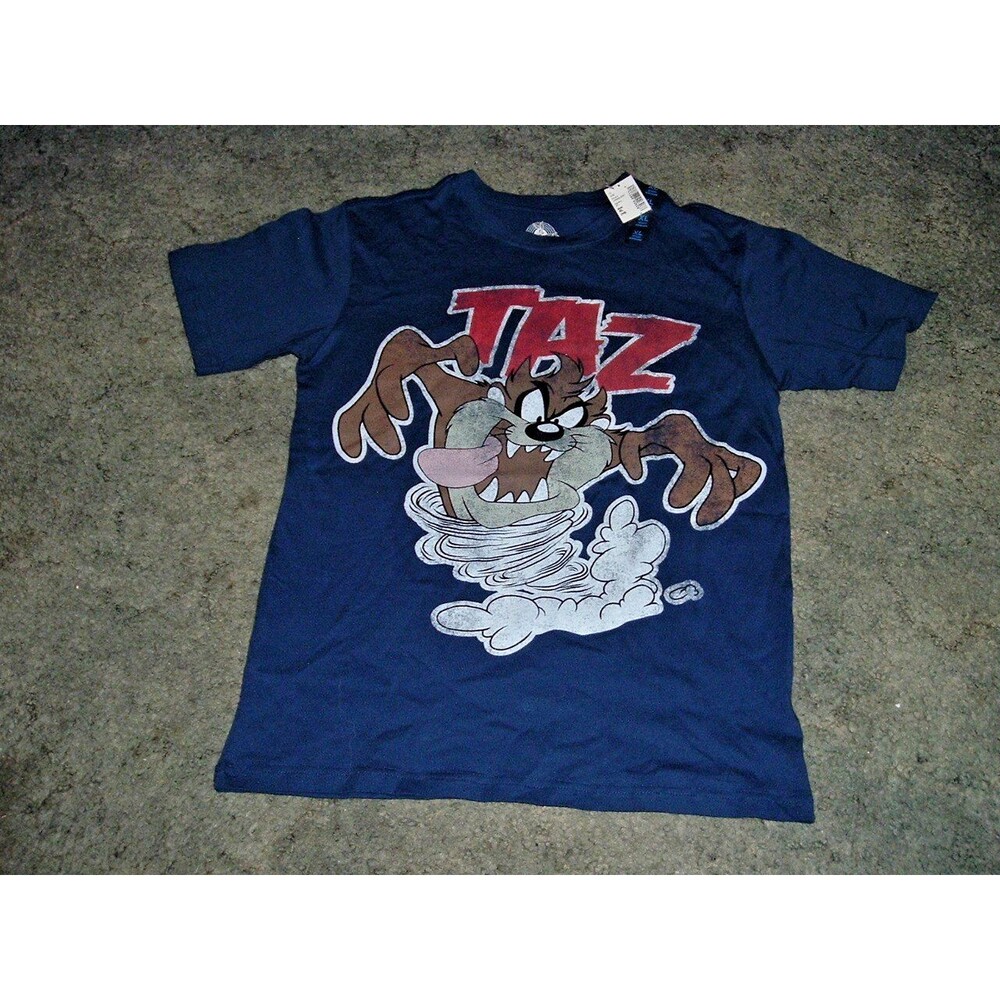 New Children's Place Blue Youth Looney Tunes Taz Shirt Boys or Girls XL 14
